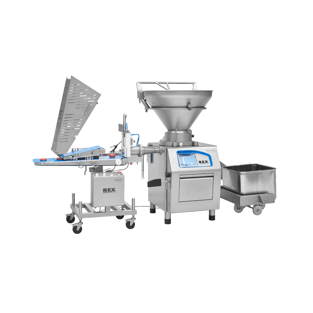 REX UFM300-5 Burger Machine Detail - Commercial Butcher Burger Patty Equipment