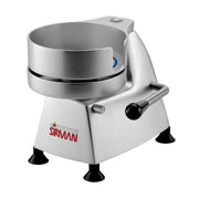 SIRMAN SA150 Burger Press 6 Inch - Commercial Stainless Steel Patty Press Machine Front View