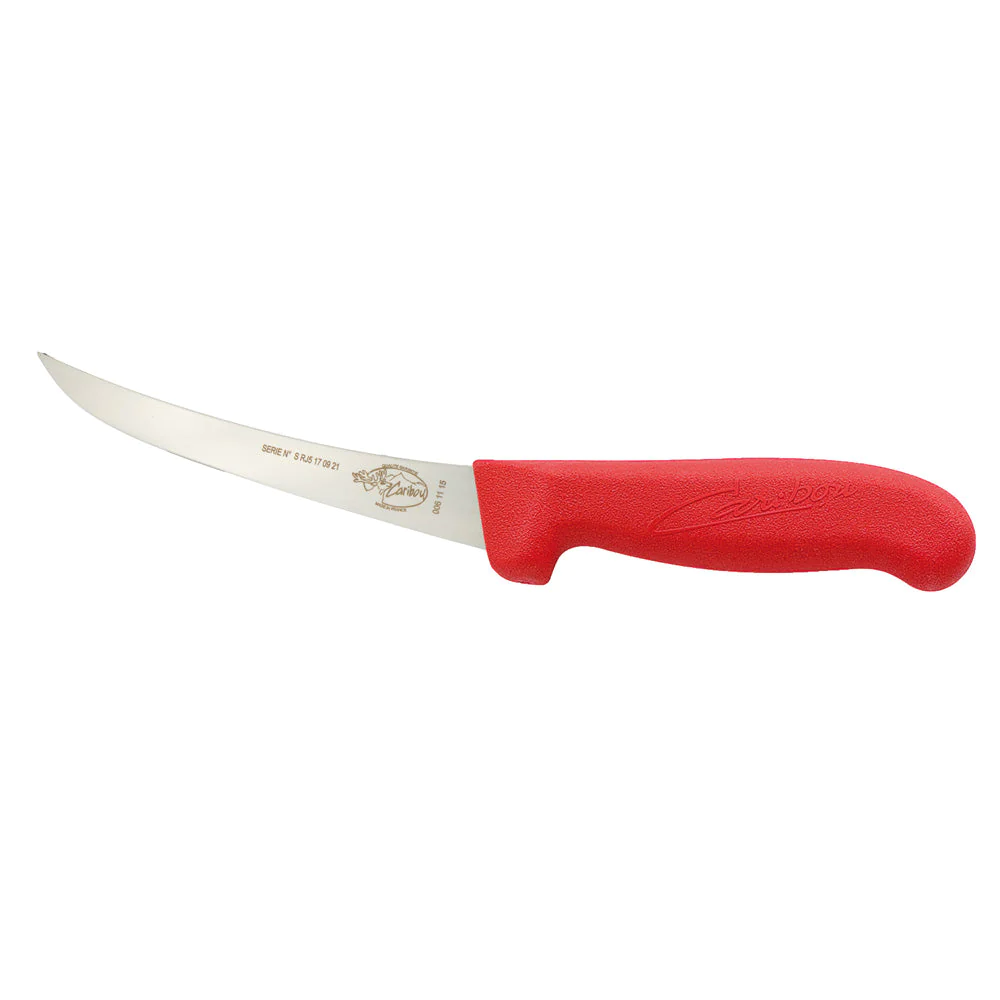 Refurbished Caribou Boning Knife Curved Blade 15cm - Professional Butcher Boning Knife