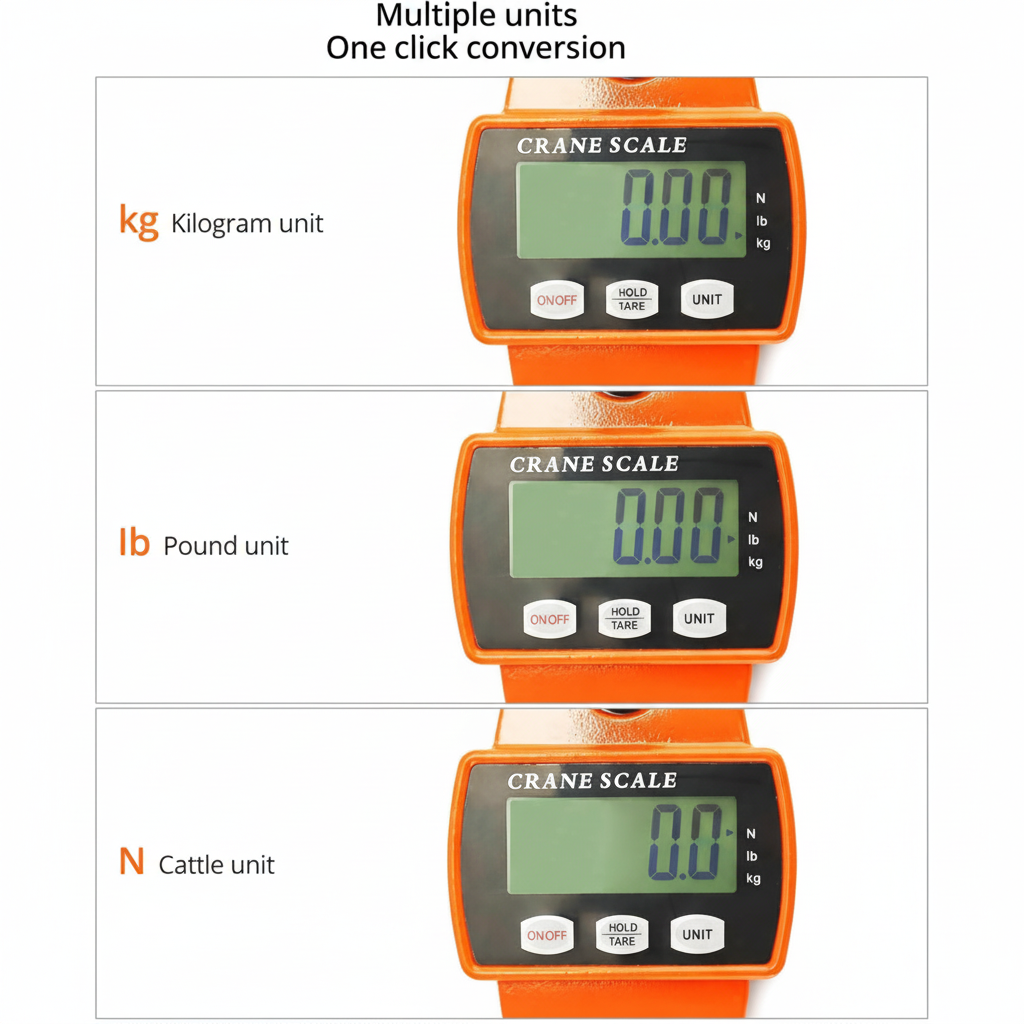 300kg hanging scale view 4 - butchers carcass scale display