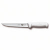 Victorinox 6 Inch Straight Wide Boning Knife White Handle - Professional Butcher Boning Knife
