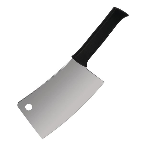 Vogue Meat Cleaver 8 Inch Blade Detail 204mm - Professional Butcher Shop Cleaver