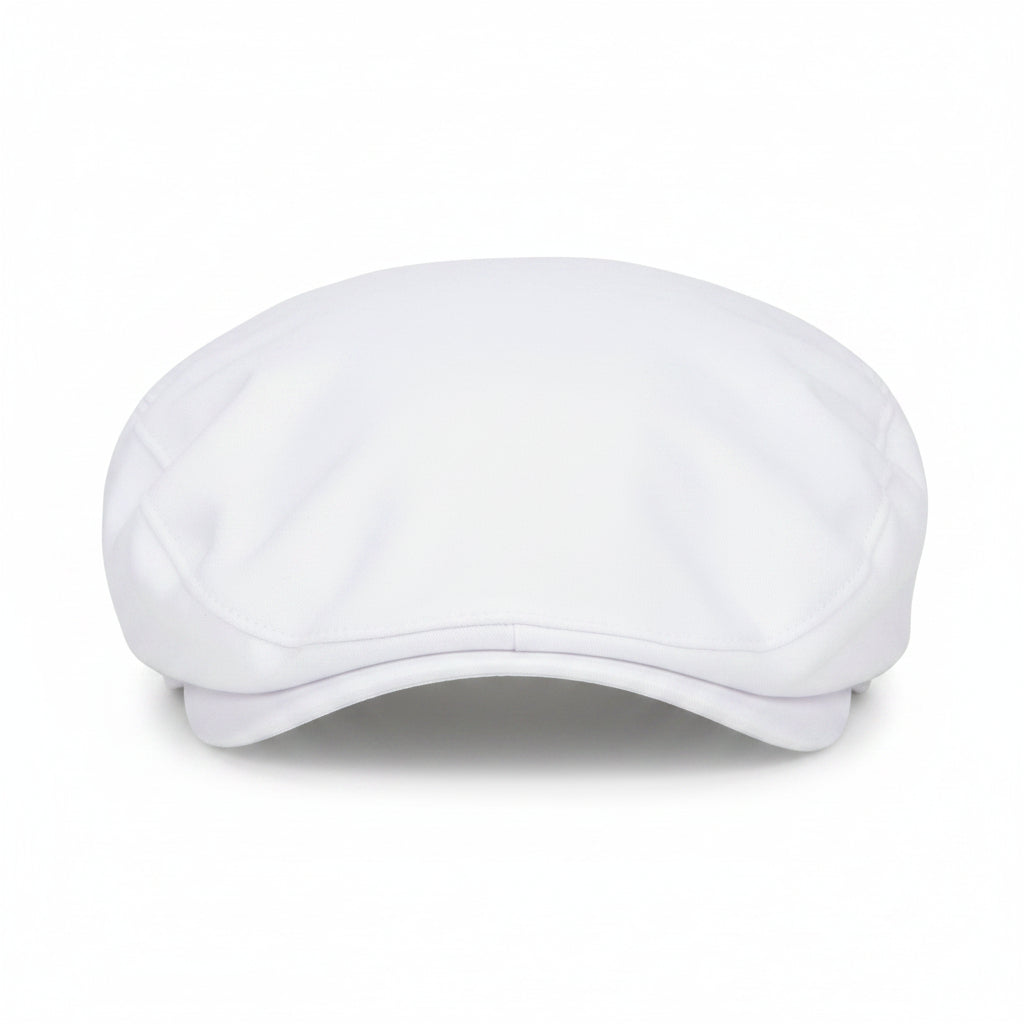 White Chefs Flat Cap Datasheet View - Butcher Shop Food Service Cap Sizing