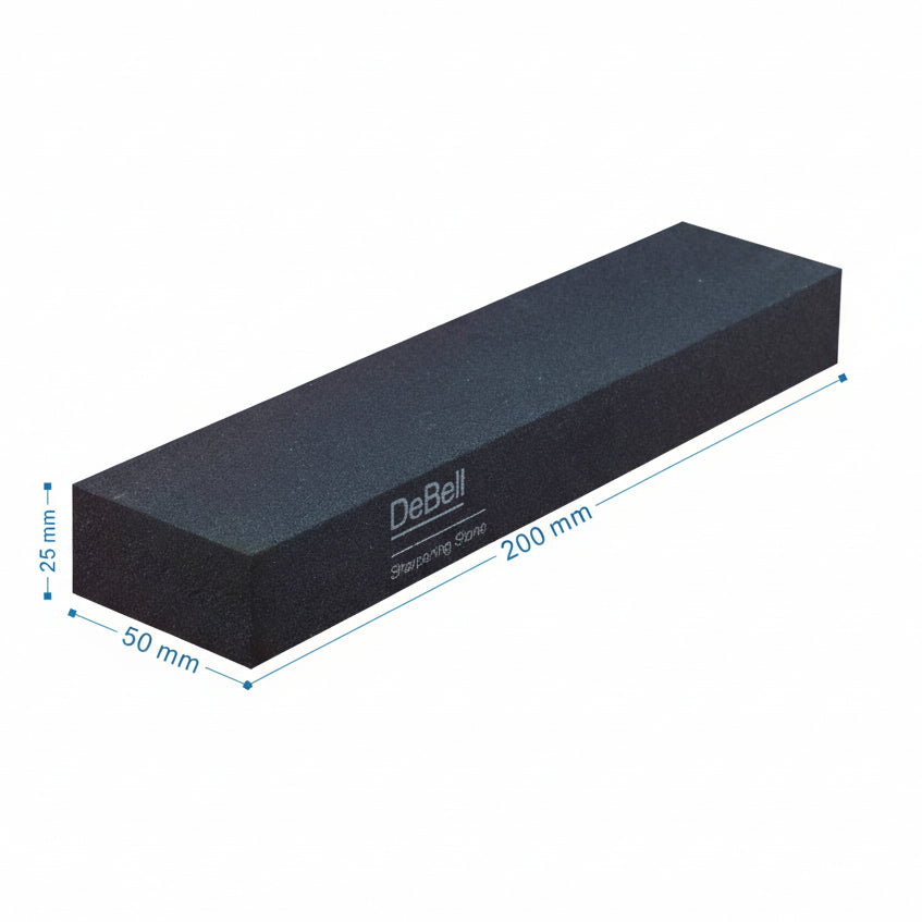 DeBell Sharpening Stone Dimensions - Professional Butcher Knife Sharpener Size
