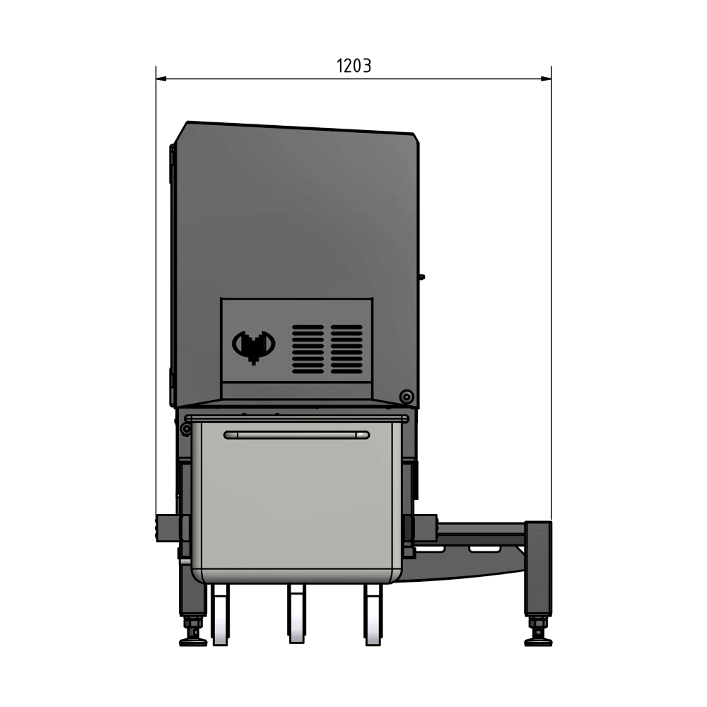 FOODLOGISTIK Capacity 126 Dicer Exploded View - Commercial Food Processing Machine Components