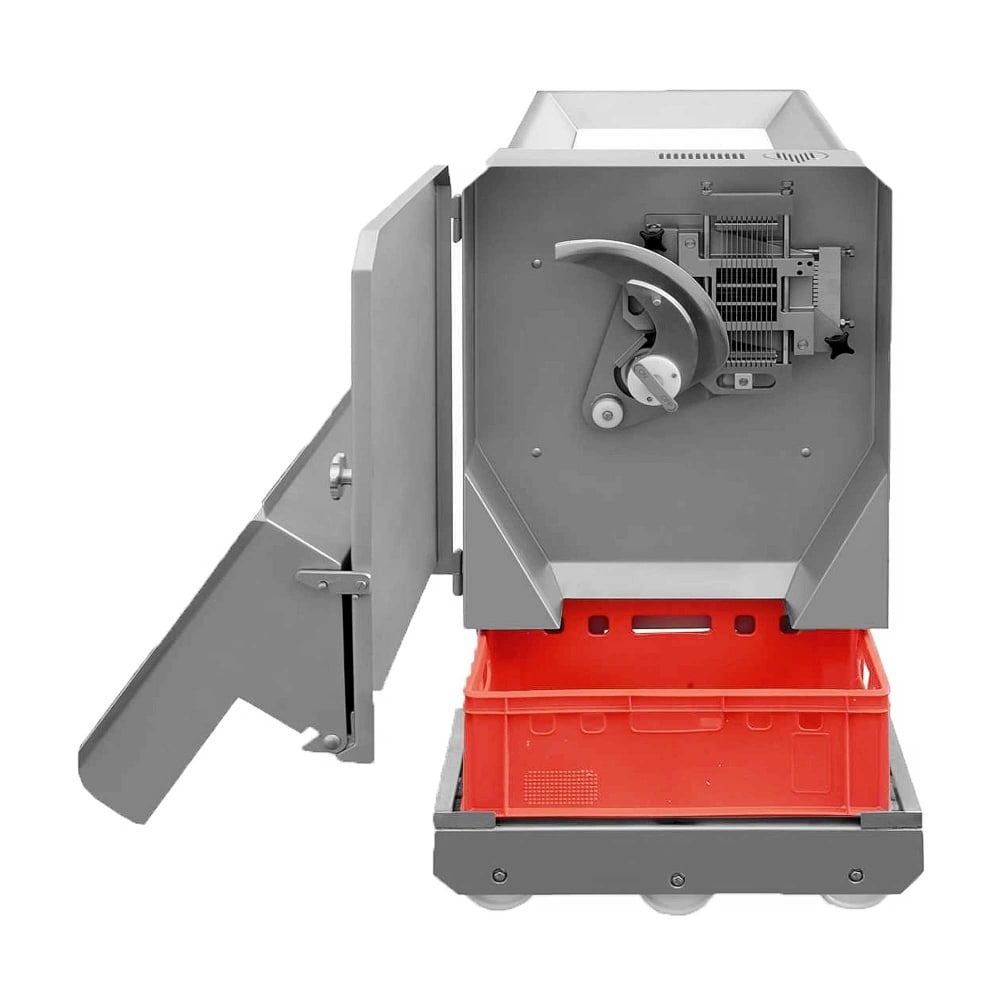 FOODLOGISTIK Classic 96 Dicing Machine Side View - Heavy Duty Commercial Food Processing Equipment