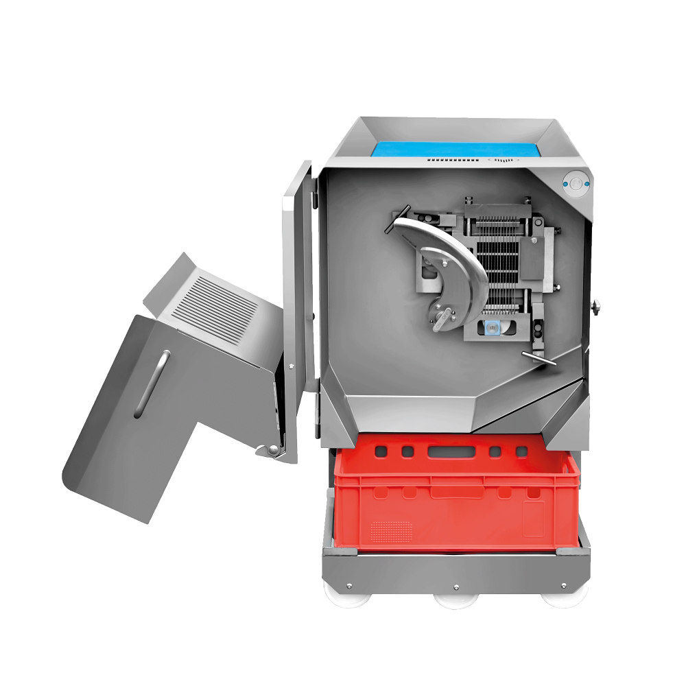 FOODLOGISTIK Comfort 112 Dicer Side Profile - Professional Heavy Duty Commercial Dicing Machine