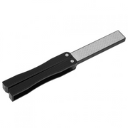 Double Sided Knife Sharpener Folding Anti Slip - Professional Butcher Kitchen Knife Sharpener