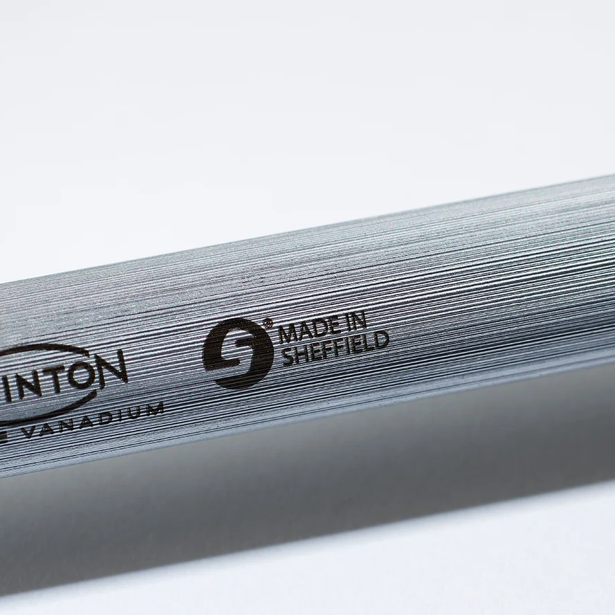 Egginton 25cm Round Sharpening Steel Complete View - Butcher Knife Honing Steel