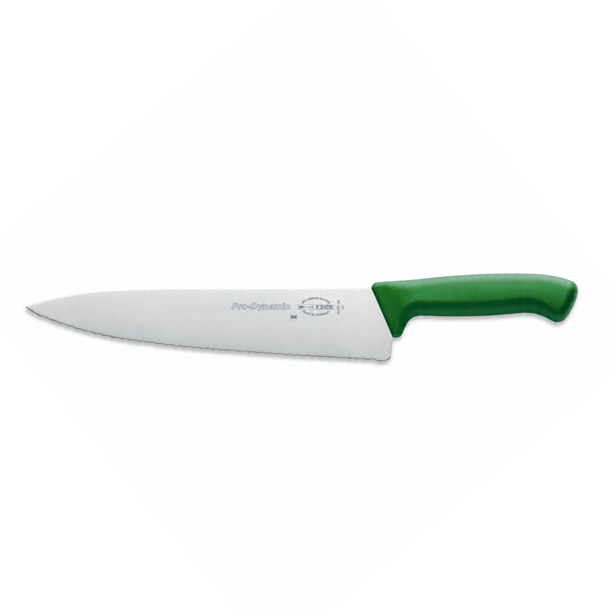 F DICK - 26cm Chef's Knife Serrated Pro Dynamic (Green)