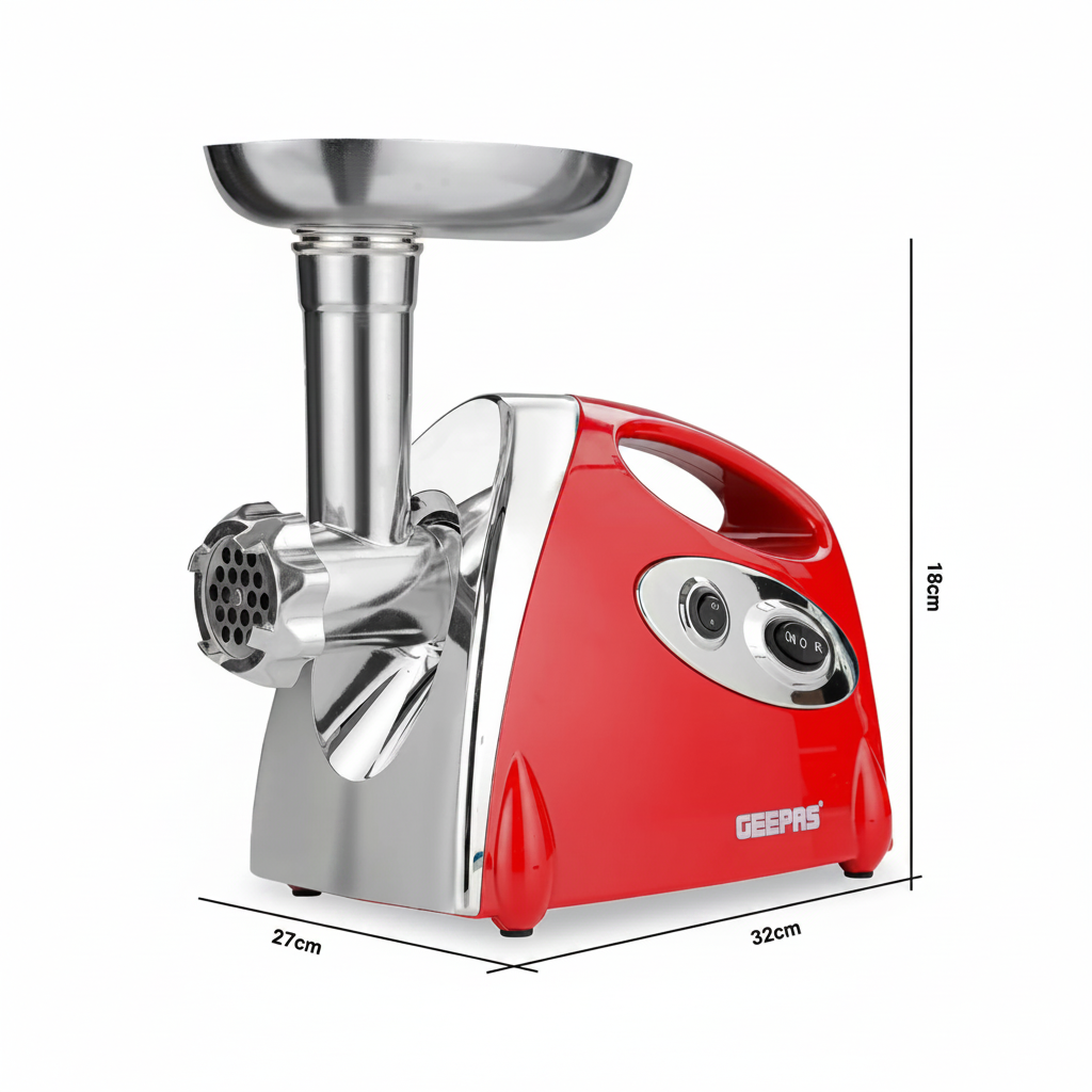 Geepas Meat Grinder Sausage Maker Detail - Professional Commercial Butcher Equipment