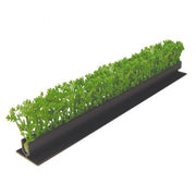 Green grass garnish divider - butchers shop counter display divider