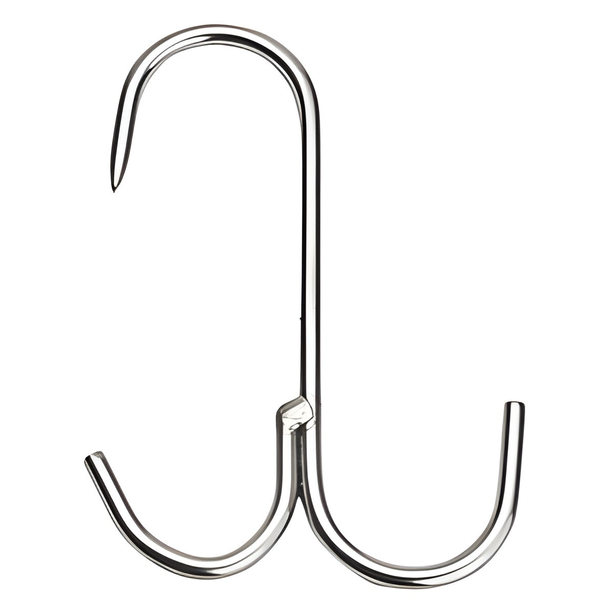 Lateral Stainless Steel Ham Hook Pack of 10 - Commercial Butcher Shop Ham Hanging Hooks