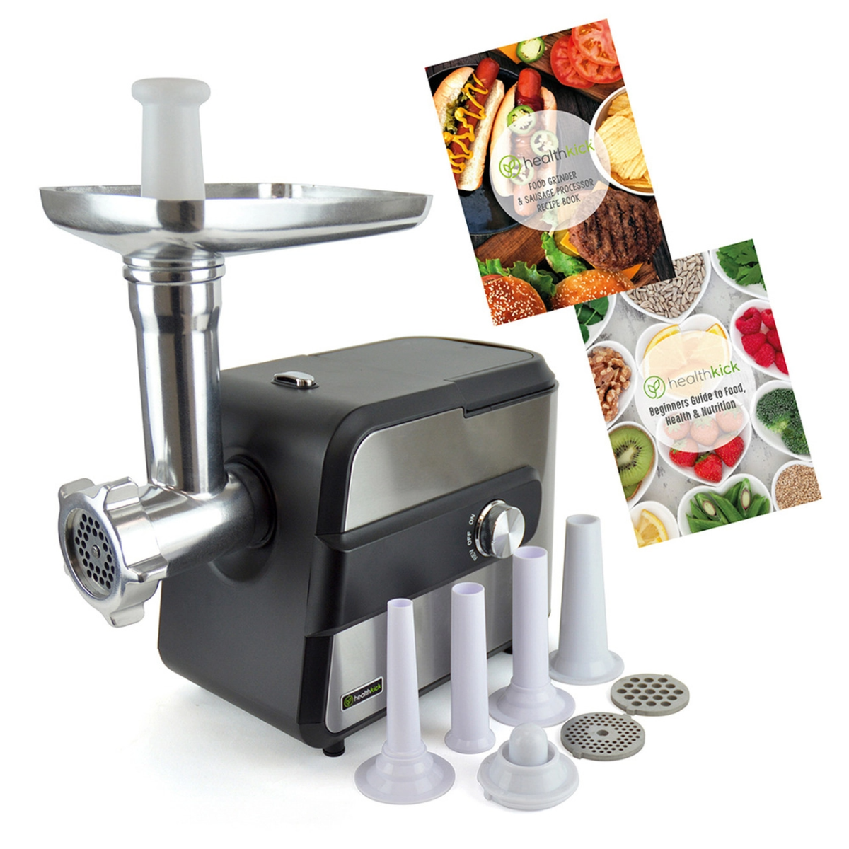 Health Kick Meat Grinder and Sausage Processor - Home Kitchen Electric Meat Mincer