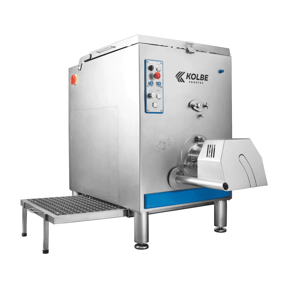 Kolbe MW56-200 Mixer Grinder Side View - Professional Butcher Shop Mixer Grinder