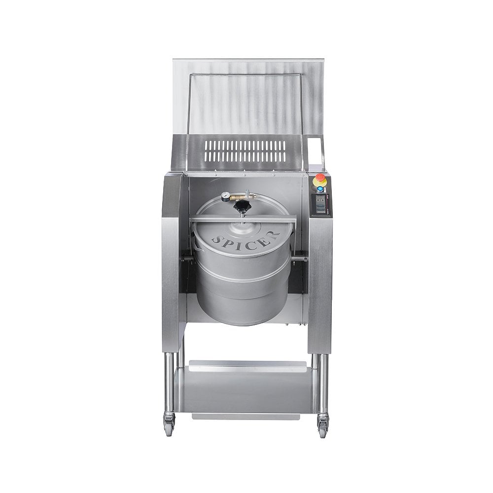 SPICER 50L Meat Tumbler Rear View - Commercial Marinade Tumbling Machine