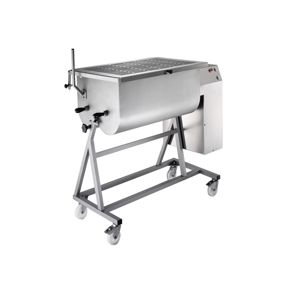Omega MB90 Meat Mixer 90 Litre - Heavy Duty Commercial Stainless Steel Meat Mixing Machine Front View