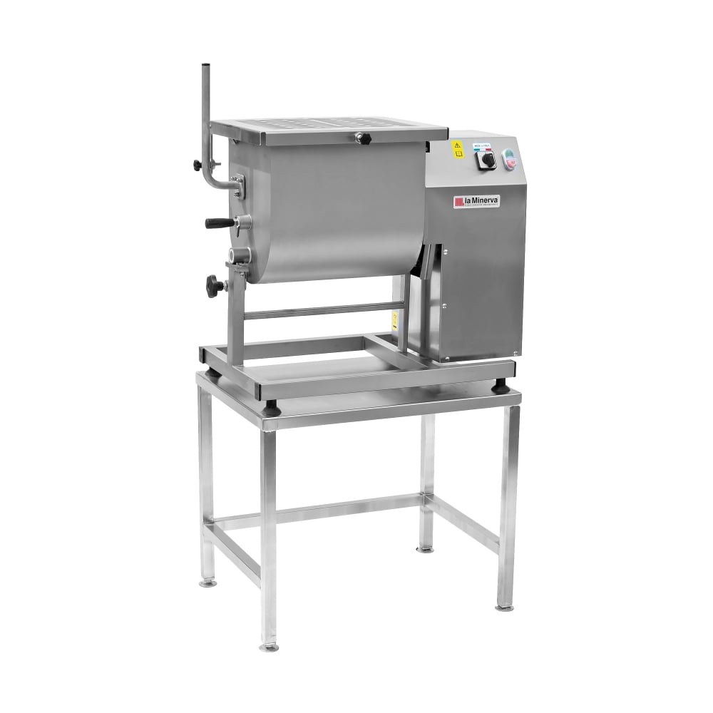 Omega MM30 Meat Mixer 30 Litre - Commercial Stainless Steel Meat Mixing Machine Front View