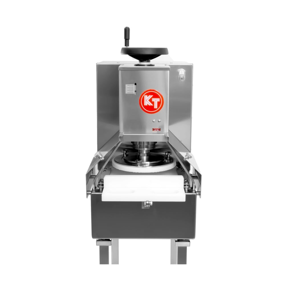 KT ALP Schnitzel Press Platen View - Professional Butcher Meat Flattening Machine