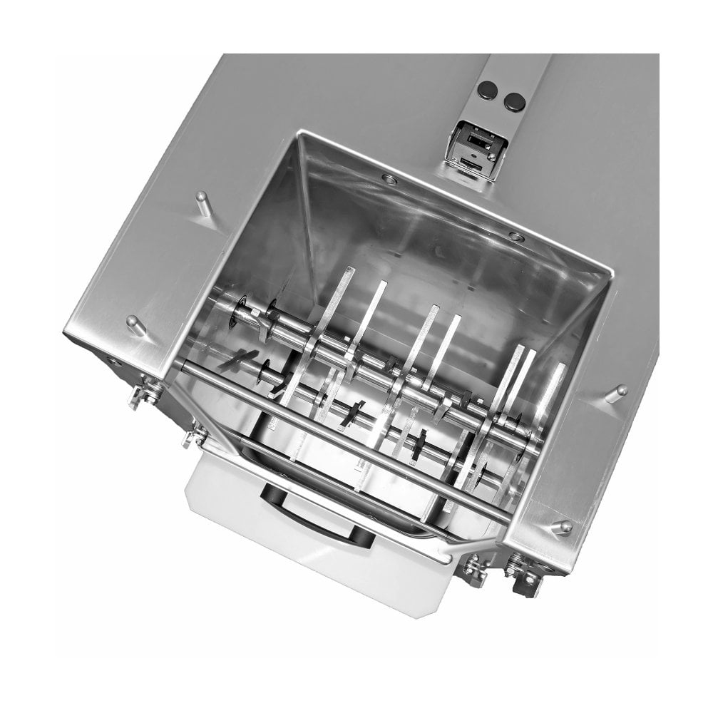 KT SH1 Shredder Close Up Detail - Heavy Duty Commercial Butcher Meat Processing Machine