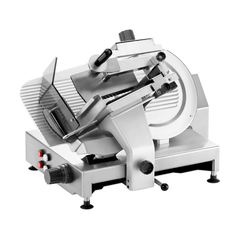 MEDOC MA350 Automatic Meat Slicer - Commercial Automatic Carriage Slicing Machine Front View