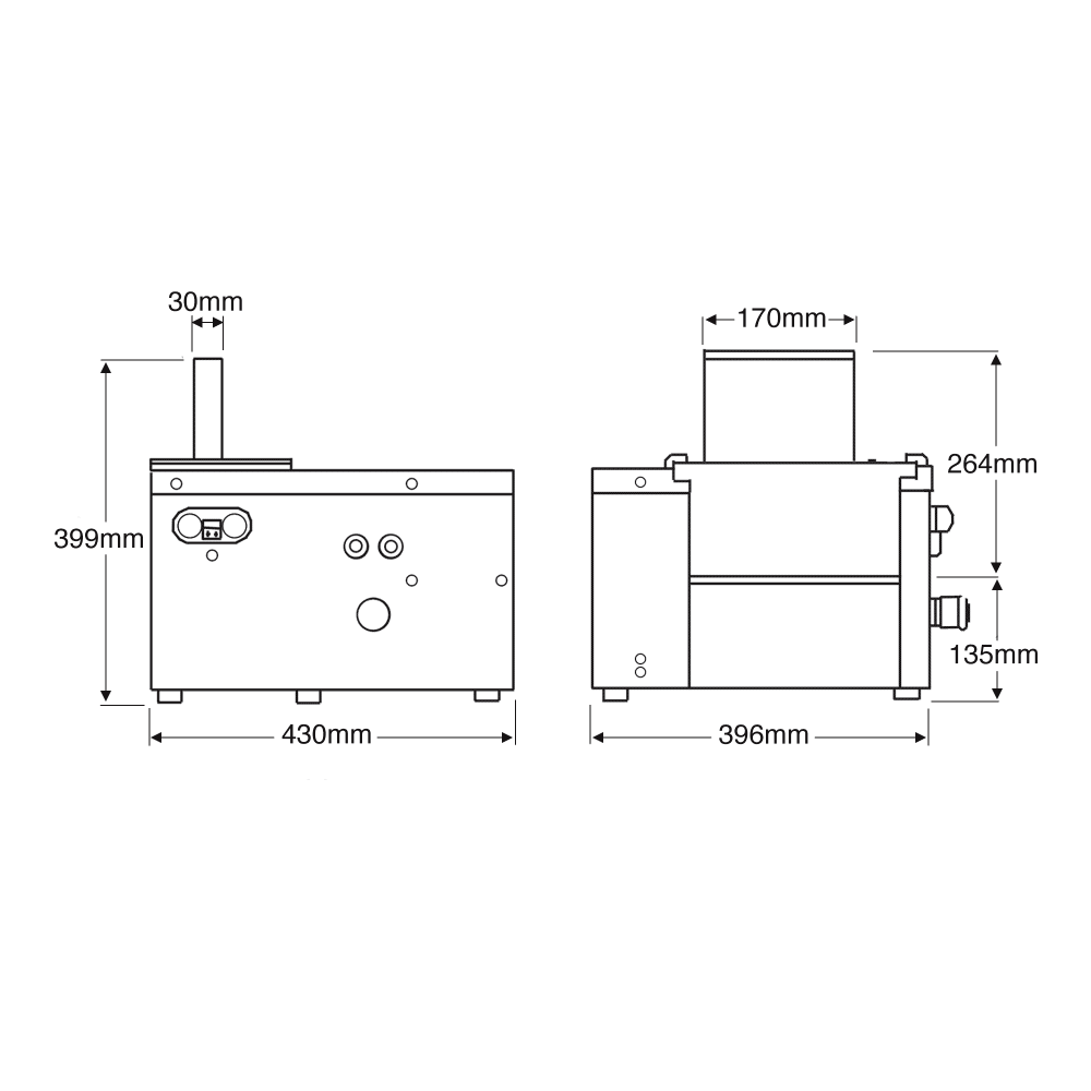 KT PK Semi Auto Tenderiser Detail - Stainless Steel Butcher Equipment Close Up