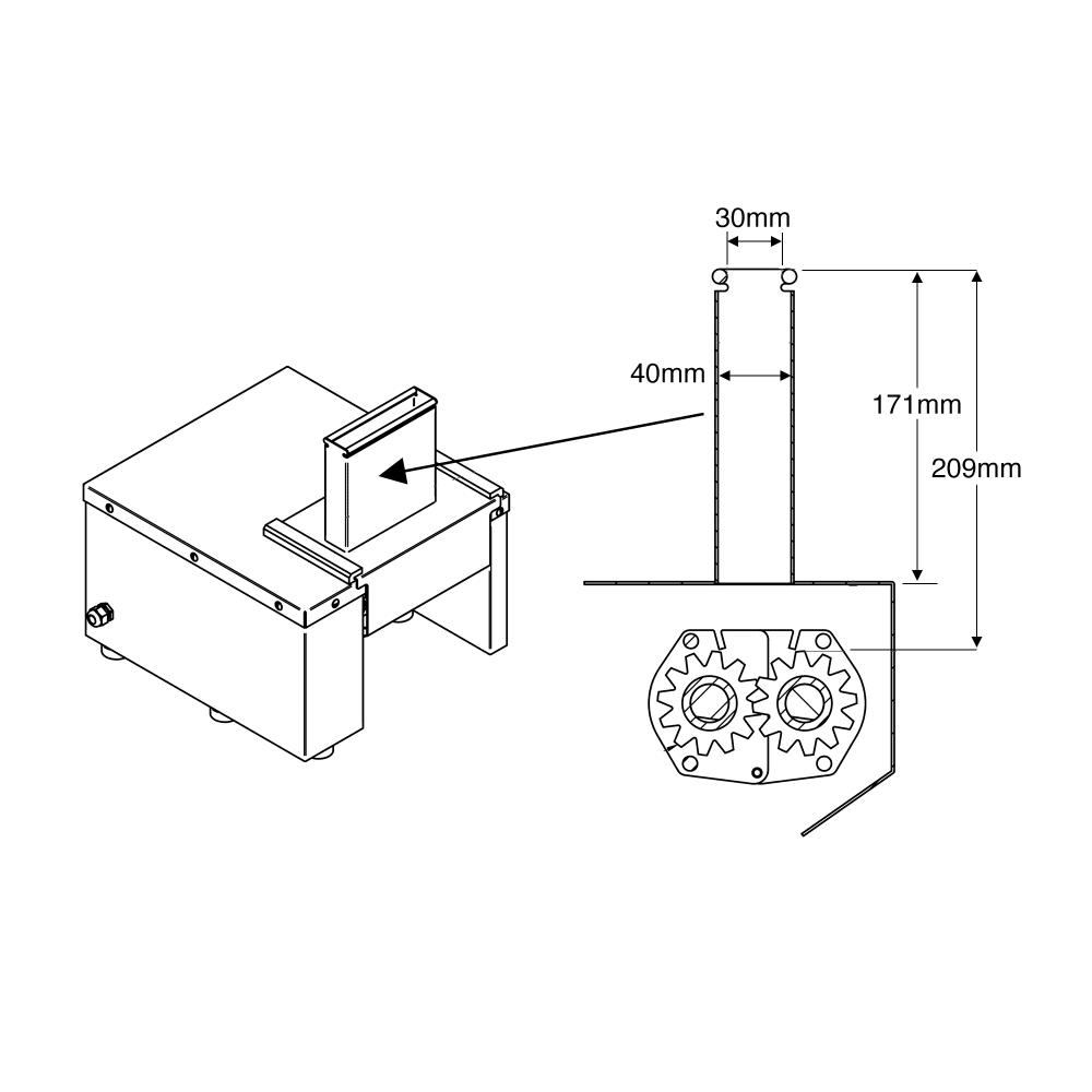 KT Meat Tenderiser PK Semi Auto Full Unit - Professional Commercial Tenderizing Machine