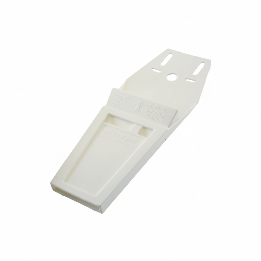 2 Knife Polypropylene Scabbard White - Butcher Knife Holder Safety Scabbard