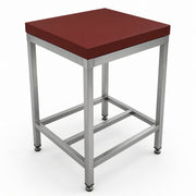 2 inch polytop chopping surface 600x600x50mm - compact butchers cutting top