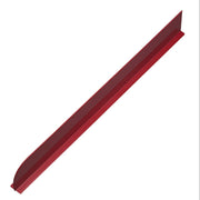 Red plastic divider for butchers display trays - colour coded counter divider