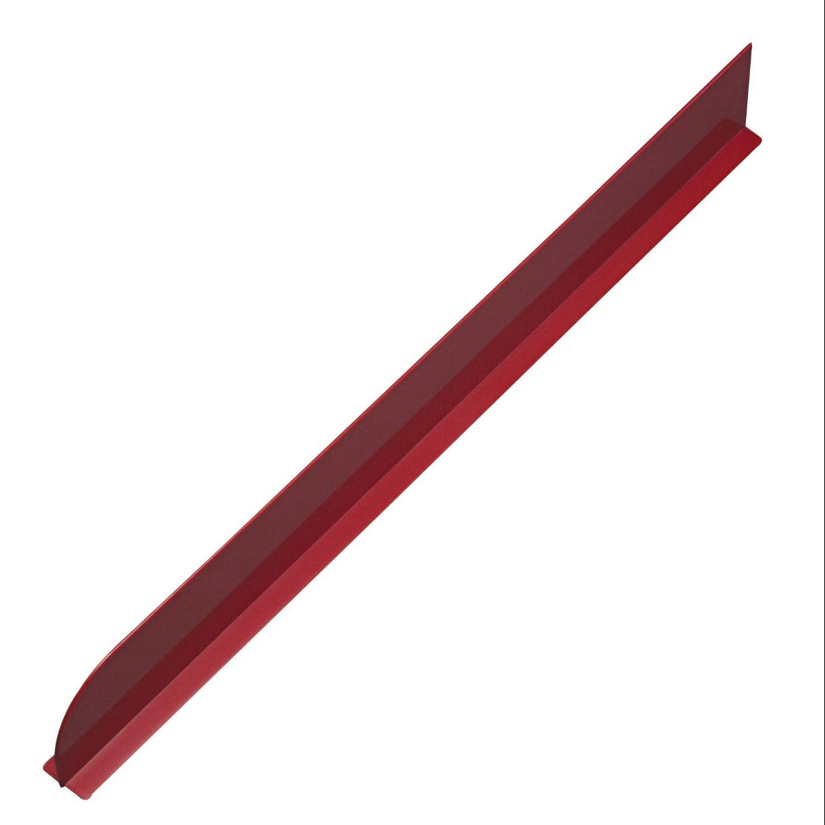 Red plastic divider for butchers display trays - colour coded counter divider