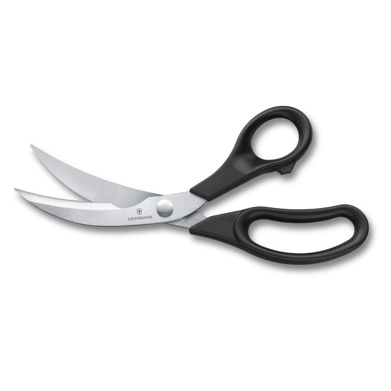 Victorinox Black Seafood Shears - Professional Butcher Fish Monger Seafood Scissors