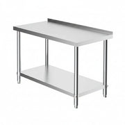 Aluminium butchers table 5ft x 2ft - hygienic stainless prep table