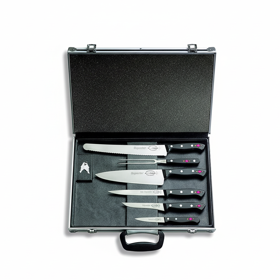 F Dick Superior Chefs Knife Set - Professional German Steel Kitchen Knife Collection