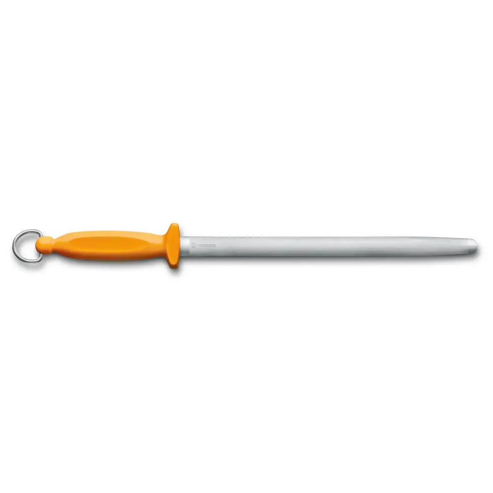 Victorinox Swibo Butcher Oval Sharpening Steel 30cm - Fine Cut Professional Honing Steel