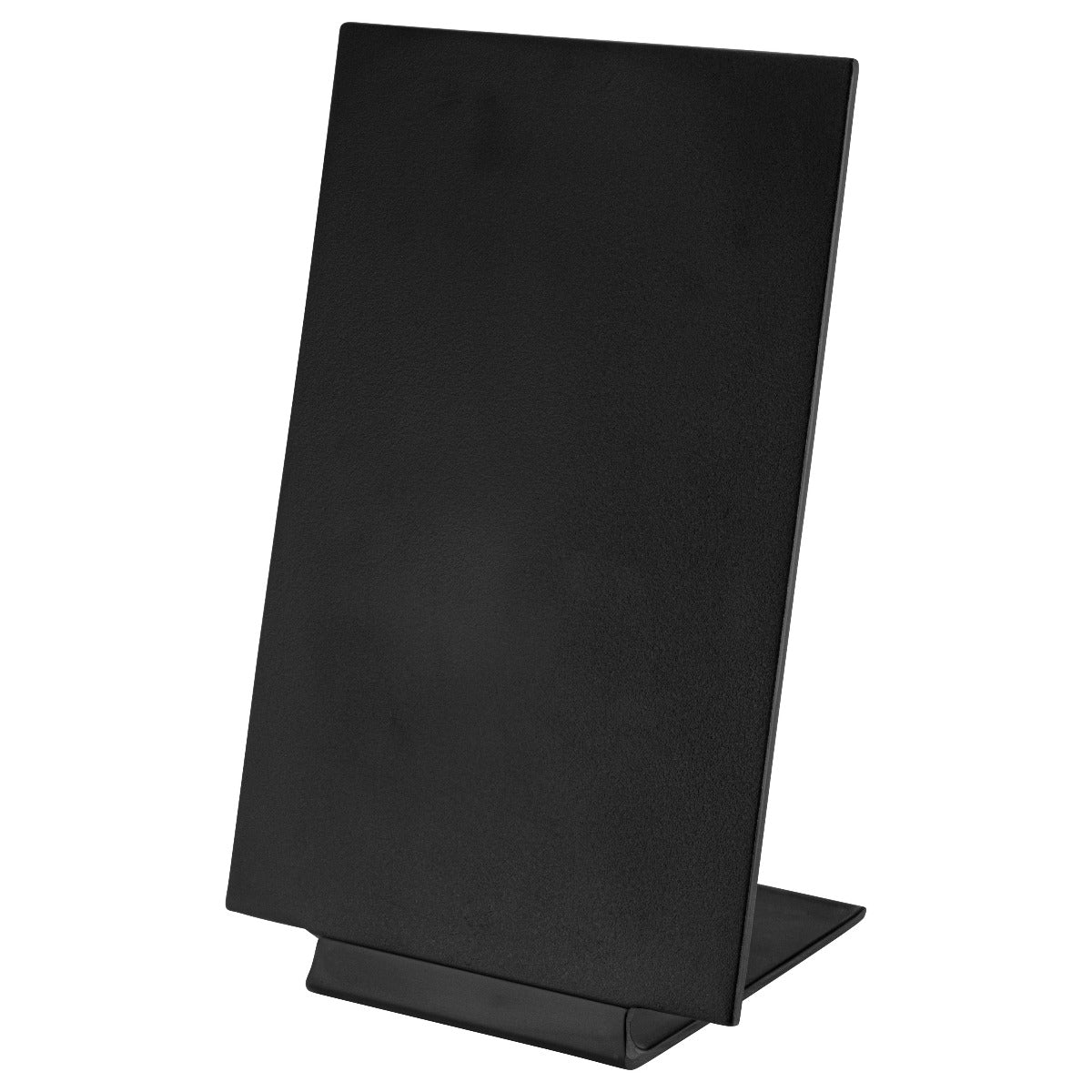 A4 Black Melamine Ticket Stand Matt Finish - Butcher Shop Price Display Stand