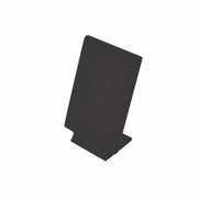 A6 Black Melamine Ticket Stand Matt Finish - Butcher Shop Price Display Stand