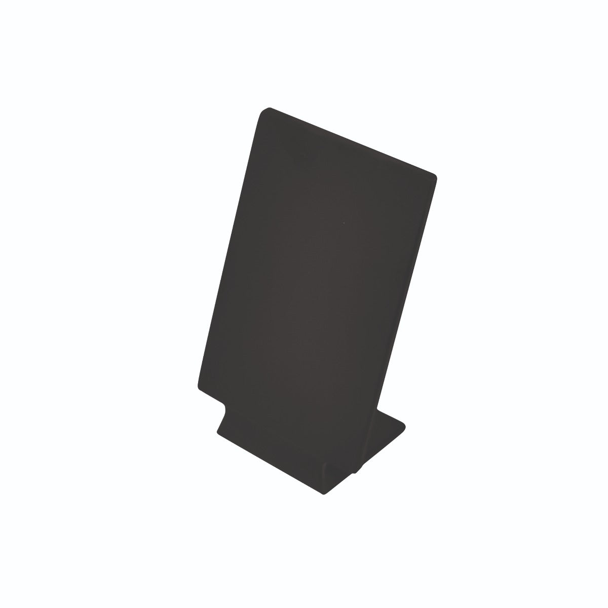 A6 Black Melamine Ticket Stand Matt Finish - Butcher Shop Price Display Stand
