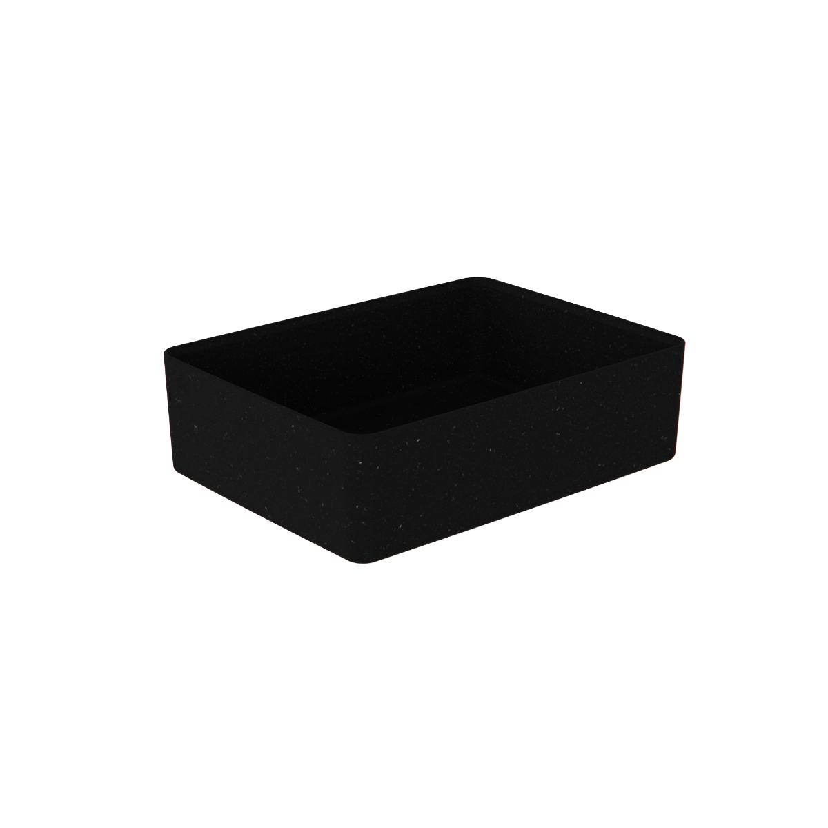 Kata Speckled Black Melamine Crock 260x345x100mm 6700ml - Butcher Shop Display Presentation Crock
