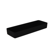 Kata Speckled Black Melamine Crock 175x520x70mm 4200ml - Butcher Shop Display Tray