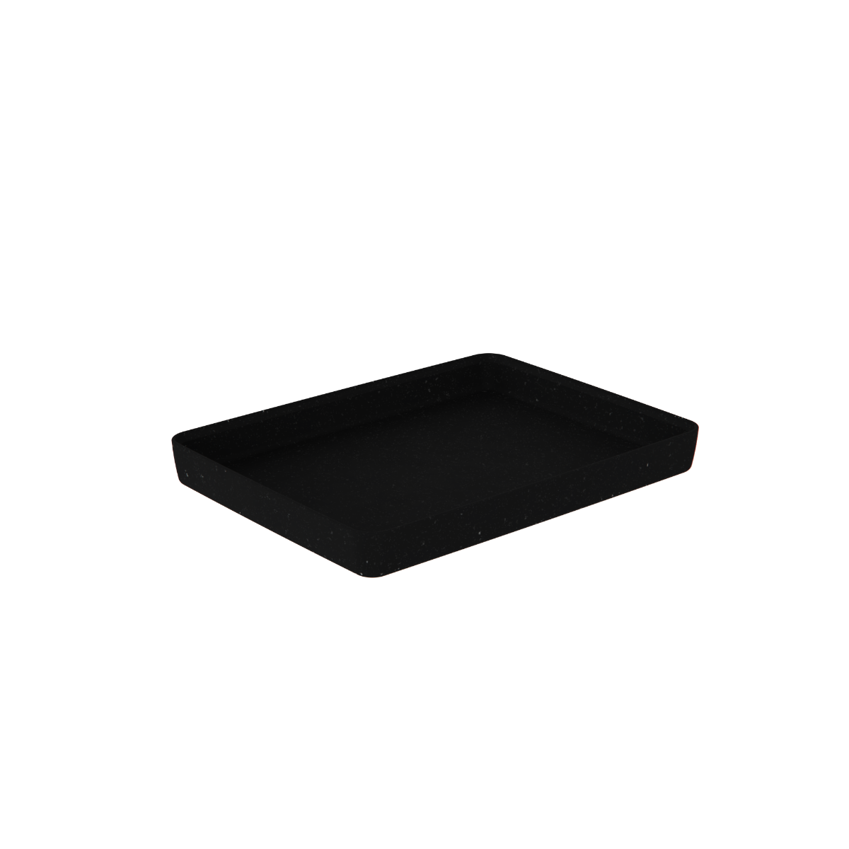 Kata Speckled Black Melamine Crock 260x345x40mm 1950ml - Butcher Shop Display Tray