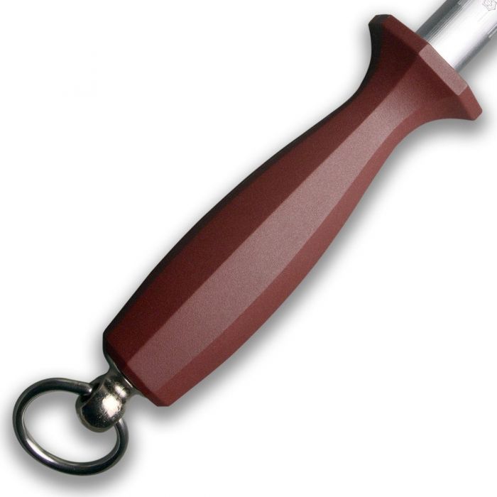 Victorinox micro fine oval steel detail view - butchers knife sharpening rod