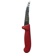 Refurbished Caribou Curved Semi Rigid Scalloped Boning Knife 15cm - Professional Butcher Knife