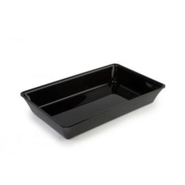 Black GN 1/1 80 - 530mm x 325mm x 80mm