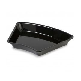 Corner Black Tray - 265mm x 265mm x 45° x 50mm