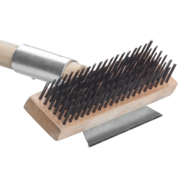 BUTCHERS BLOCK BRUSH SCRAPER - WOOD