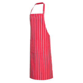 POLYCOTTON CHECK APRONS WITH POCKET