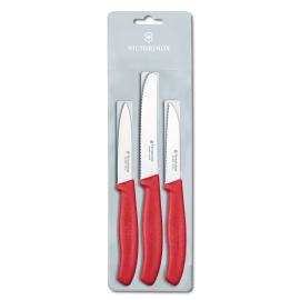Victorinox - Swiss Classic, Paring Knife Set - Red